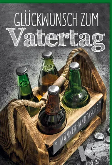 Kurt Eulzer 19-1022 vaderdagkaart bierflessen kist