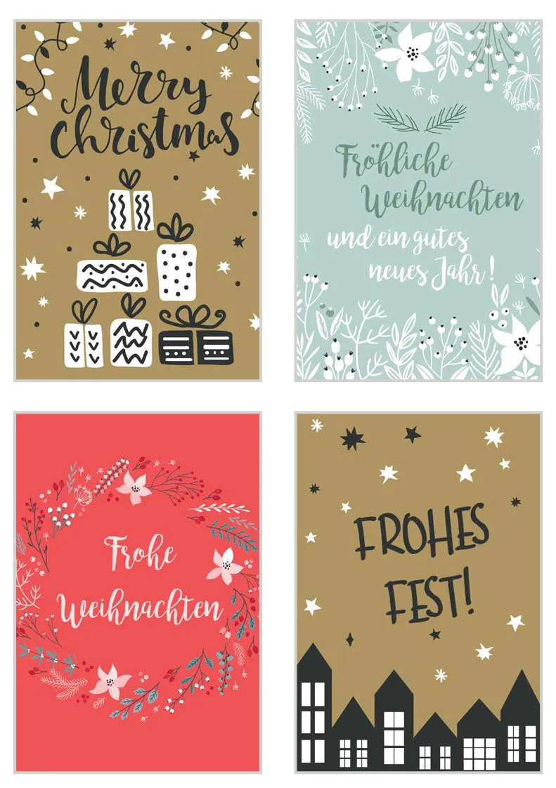 Edition Seidel kerstkaarten 20395 set 20 premium met envelop