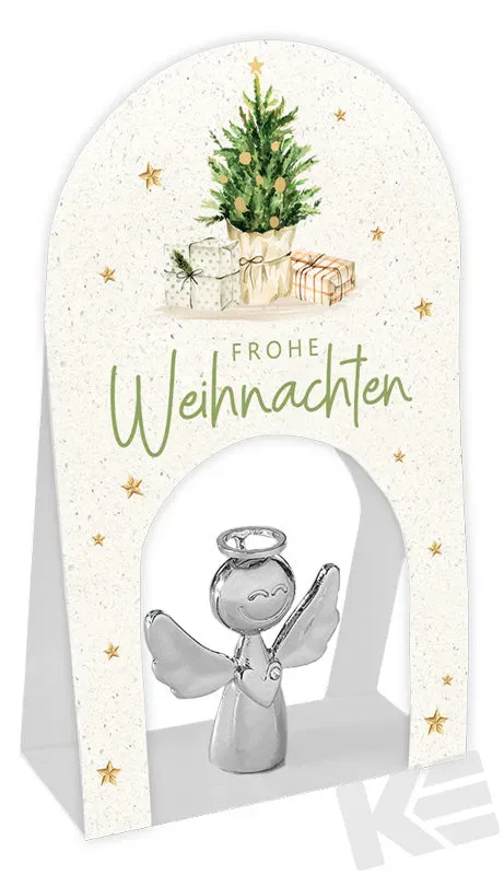 Kurt Eulzer 01-0193 engelenbeeldje staand kerst geschenkset 2 stuks