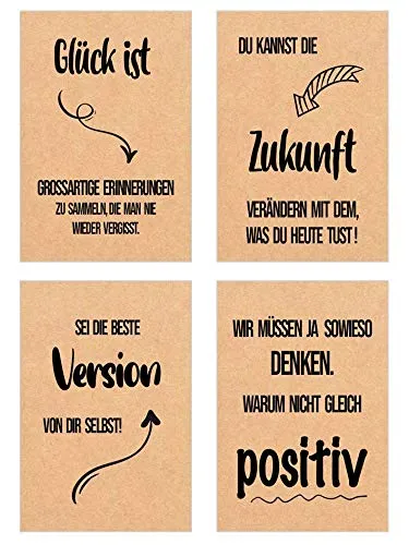 Edition Seidel Leben & Momente 20837 postkaarten kraft 18 stuks