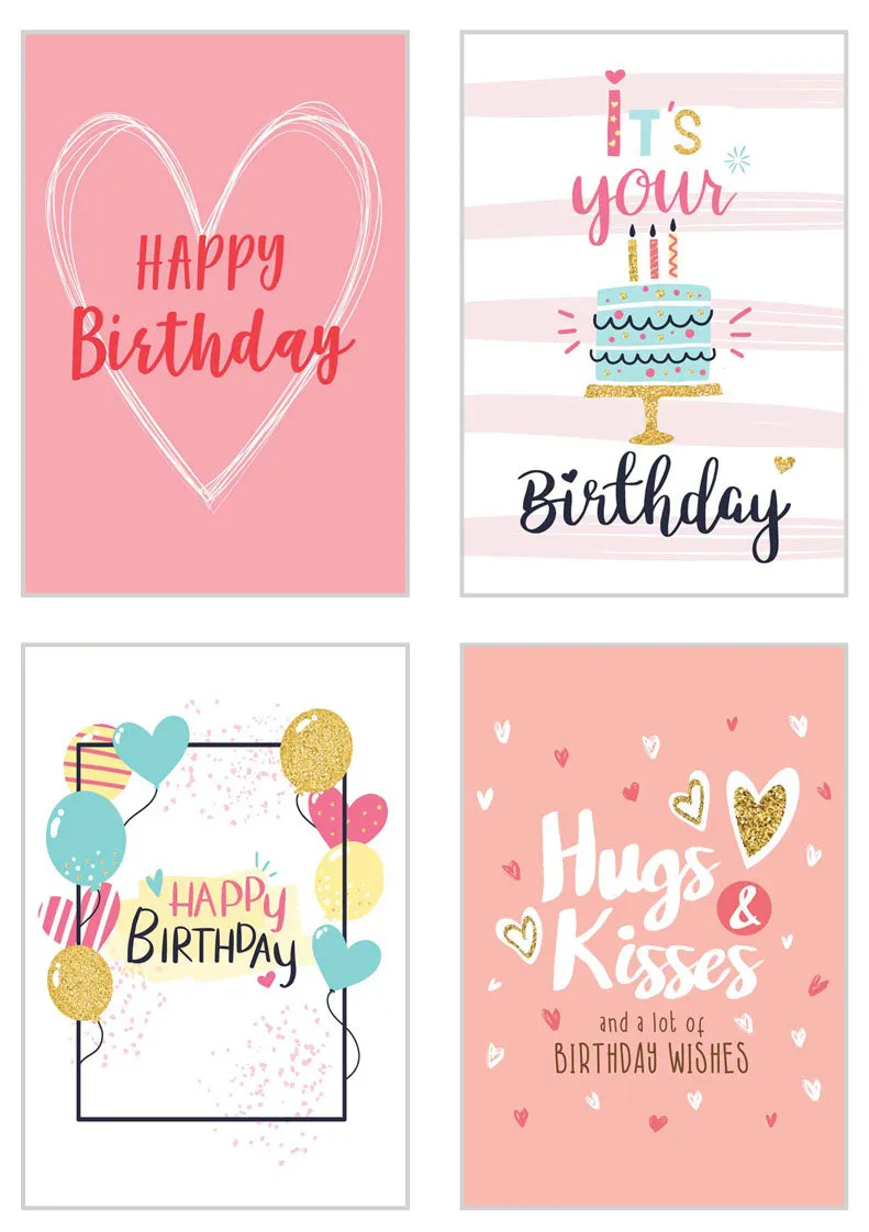 Edition Seidel Premium verjaardagskaart 20810 set van 20 met envelop