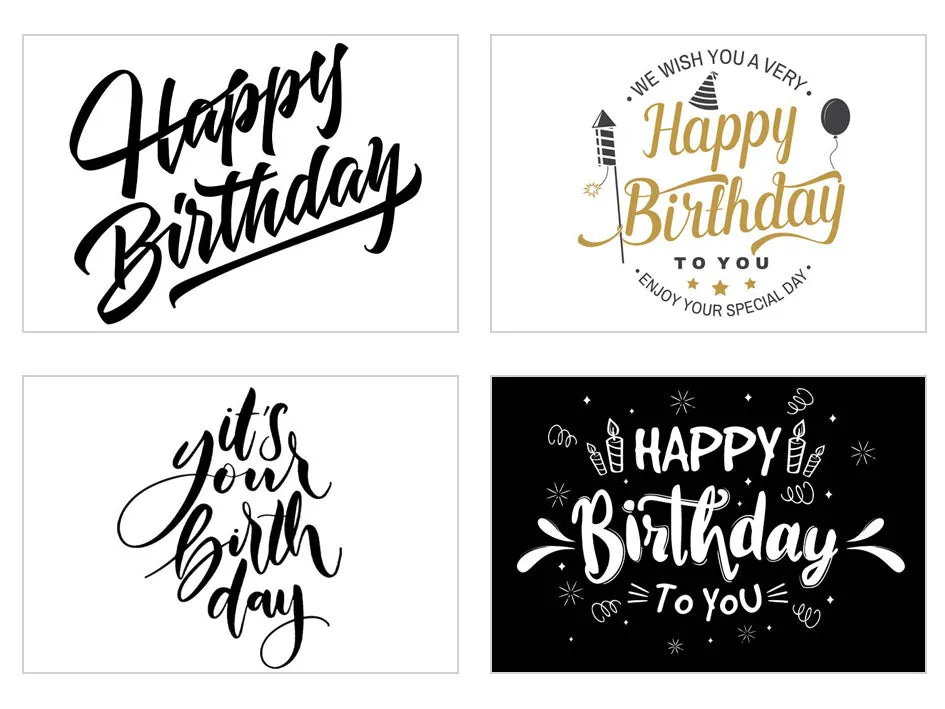 Edition Seidel 20835 verjaardagskaarten set 20 postkaarten happy birthday