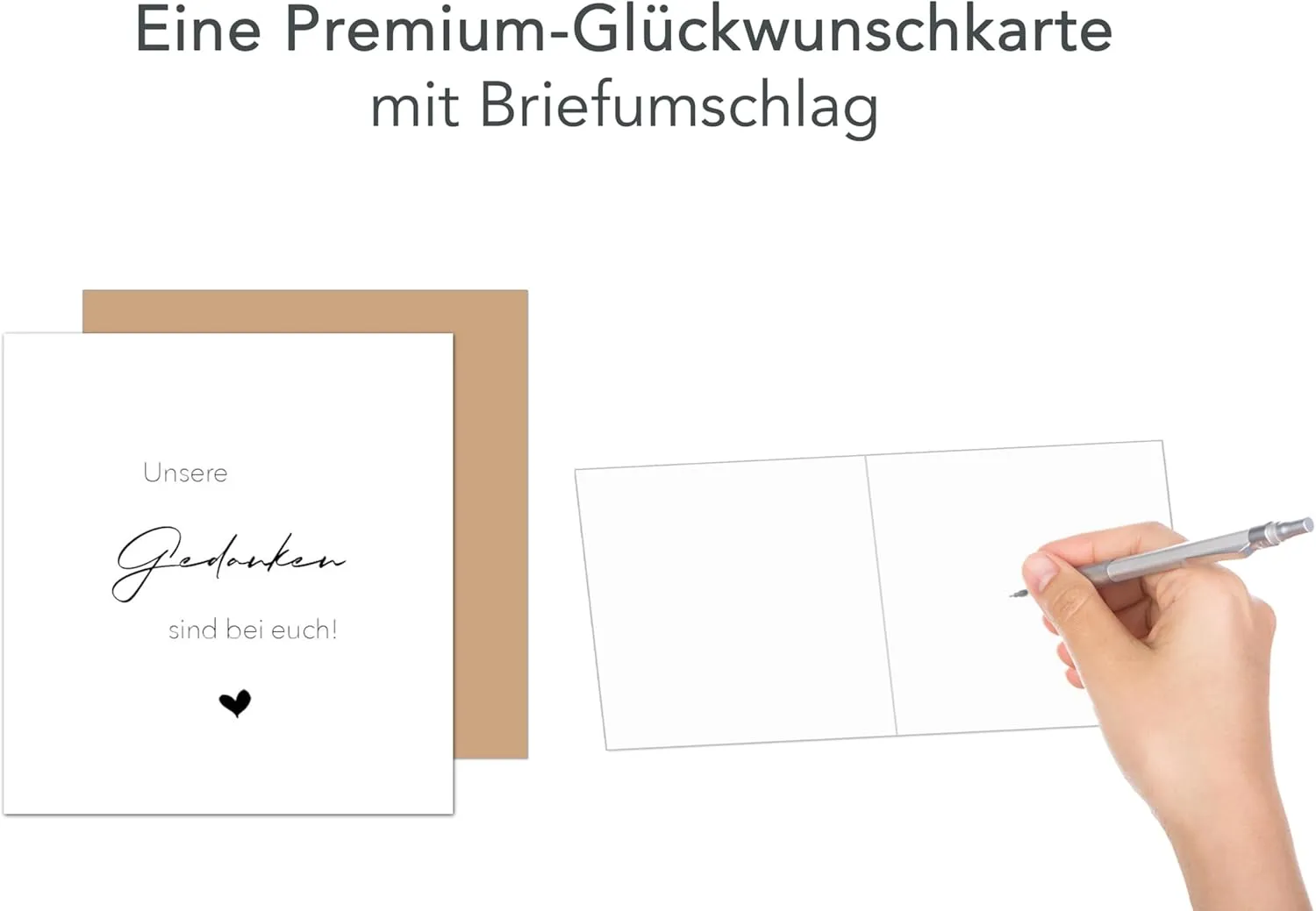 Edition Seidel Premium rouwkaart TQ115 enkel