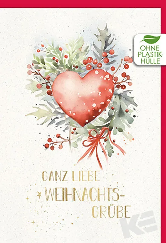 Kurt Eulzer 22-1576 kerstkaart green christmas