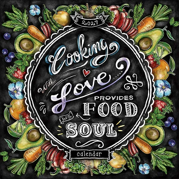 Sellers Publishing Cooking With Love 2027 wandkalender krijt