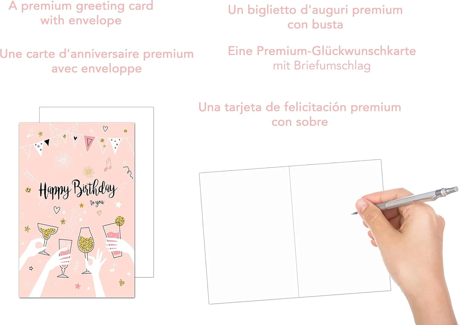Edition Seidel Premium G2954 verjaardagskaart spreuk algemeen