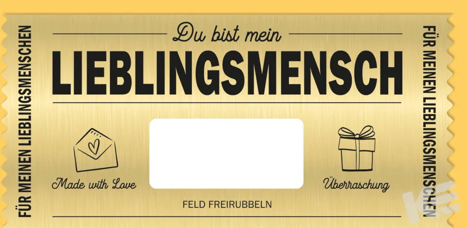 Kurt Eulzer 41-1025 golden ticket lievelingsmens kras