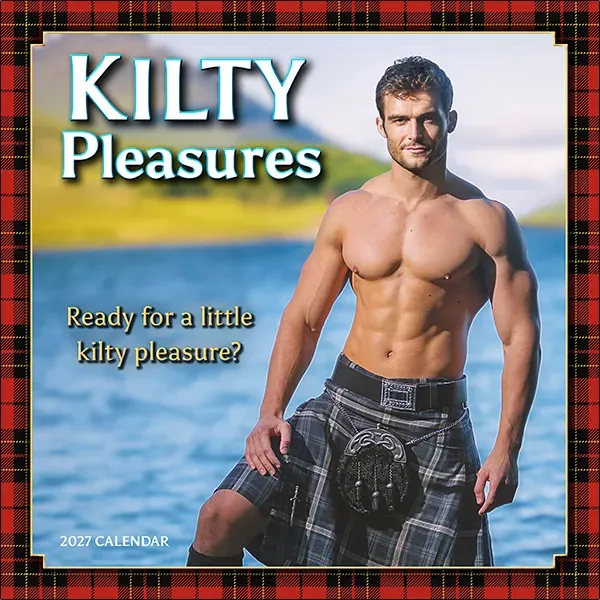Sellers Publishing Kilty Pleasures 2027 wandkalender mannen