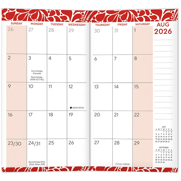 Sellers Publishing Blue Burst 2027 zakagenda pocket 2-jaars