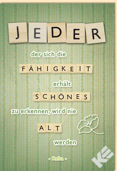 Kurt Eulzer Letters by Nature 41-1145 houten letters klaproos