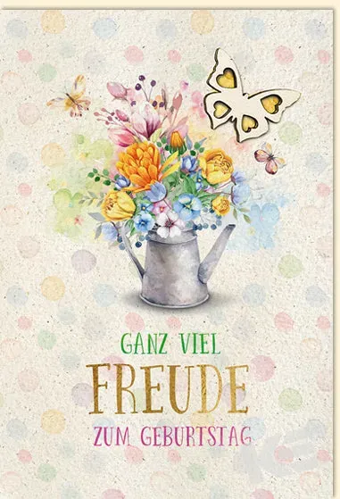 Kurt Eulzer 51-5210 verjaardagskaart Great Nature bloemen