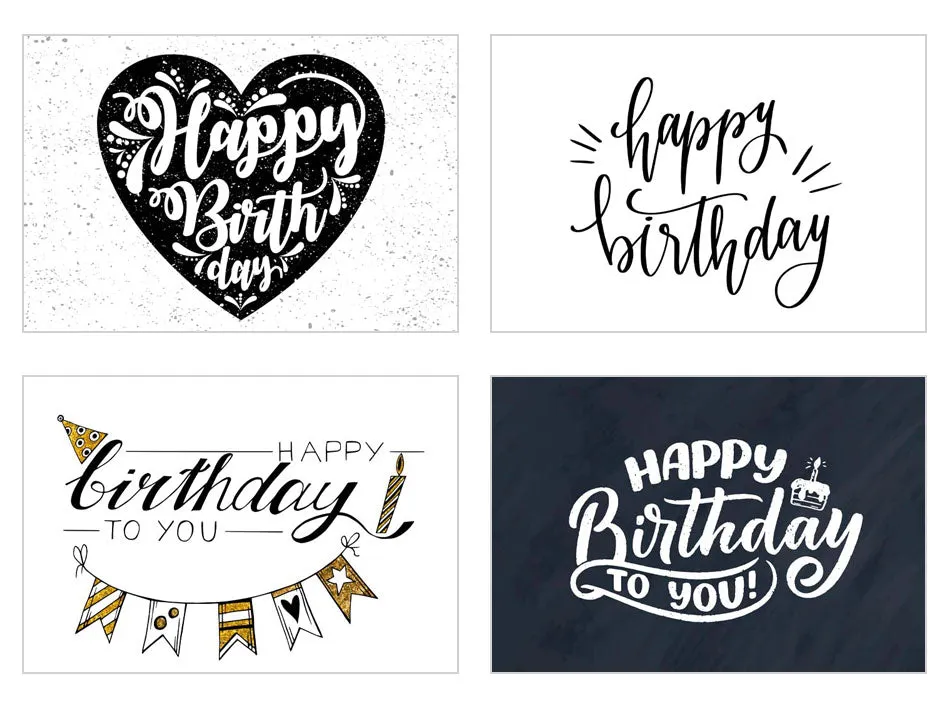 Edition Seidel 20835 verjaardagskaarten set 20 postkaarten happy birthday