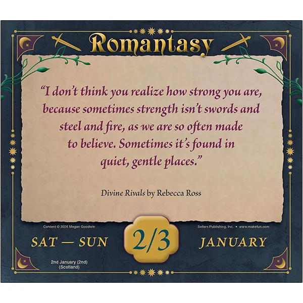 Sellers Publishing Daily Dose Romantasy 2027 boxkalender