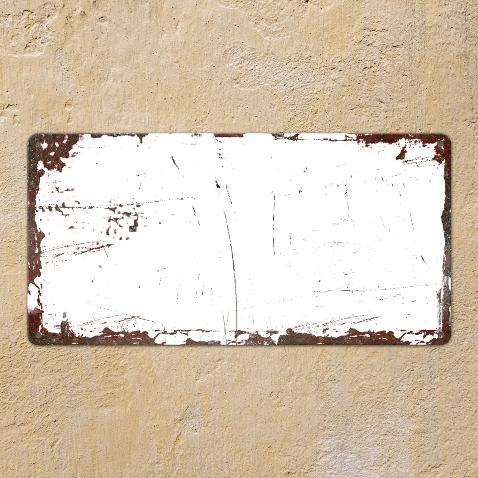 Gozi Roest Extreem metalen bord 40x20cm zelf ontwerpen