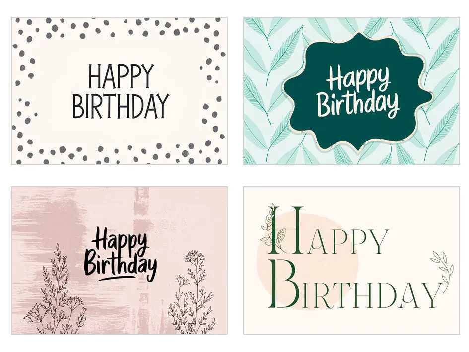 Edition Seidel 27722 verjaardagskaarten postkaarten set 25 mat