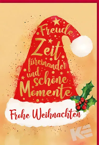 Kurt Eulzer 23-1540 geldkaart kerst kerstmuts