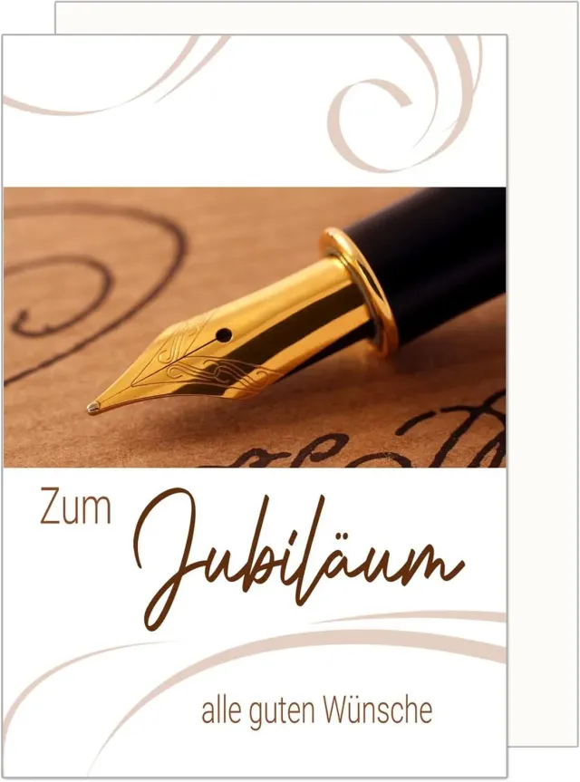 Edition Seidel J123 jubileumkaart hoog formaat met envelop