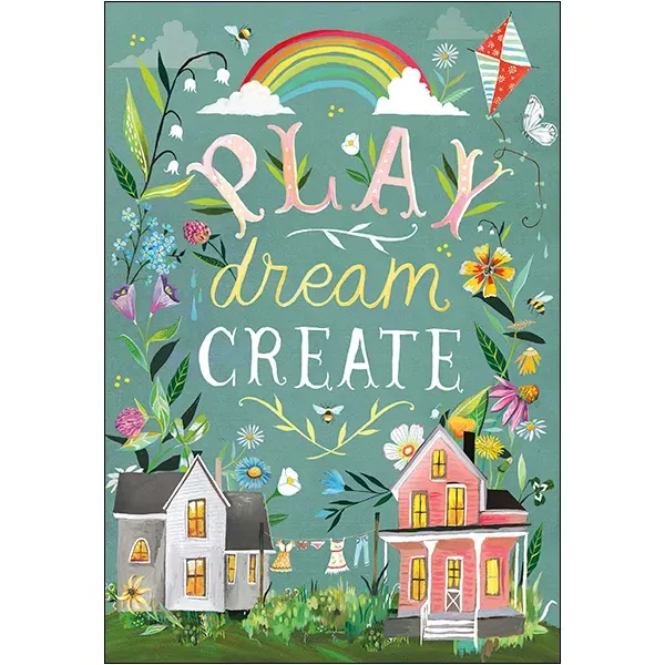 Sellers Publishing B4755 Verjaardagskaarten 6-Pack Katie Daisy