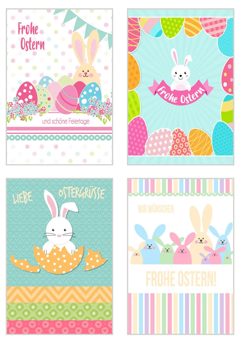 Edition Seidel 20167 paaskaarten set 12 met envelop premium