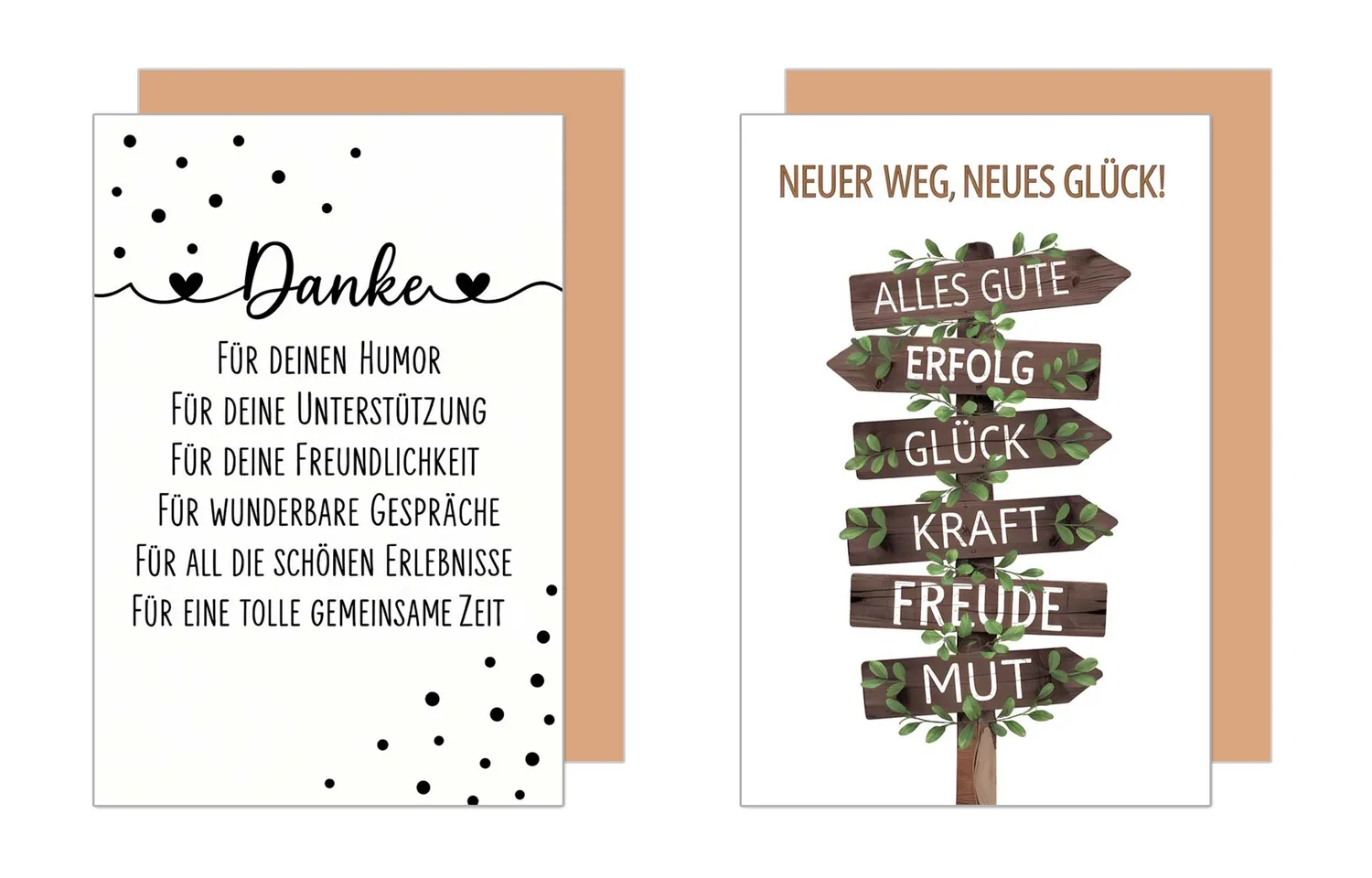 Edition Seidel 35742 afscheid wenskaarten set van 6 met envelop