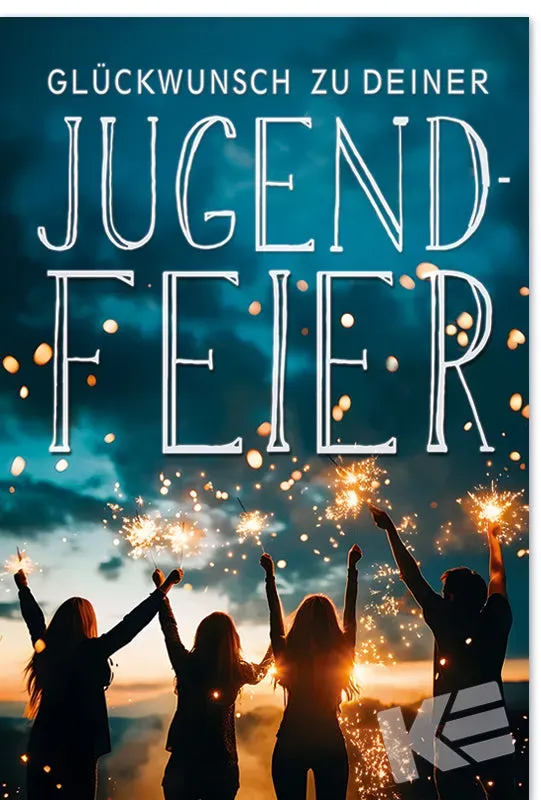 Kurt Eulzer 17-1182 wenskaart jeugdwijding enkel