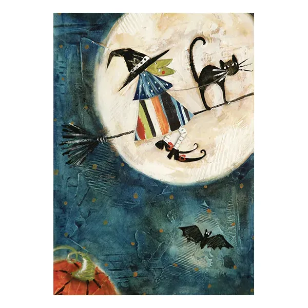 Sellers Publishing Halloween HL6144A wenskaarten 3 stuks grappig