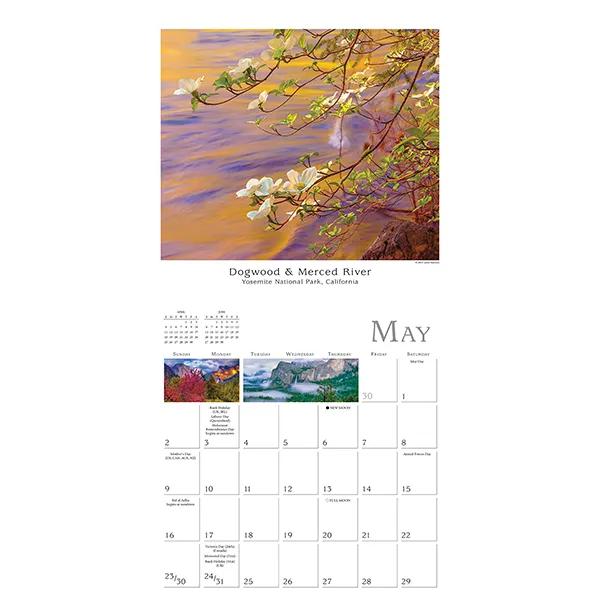 The Spirit of Place 2027 mini kalender natuurfoto's