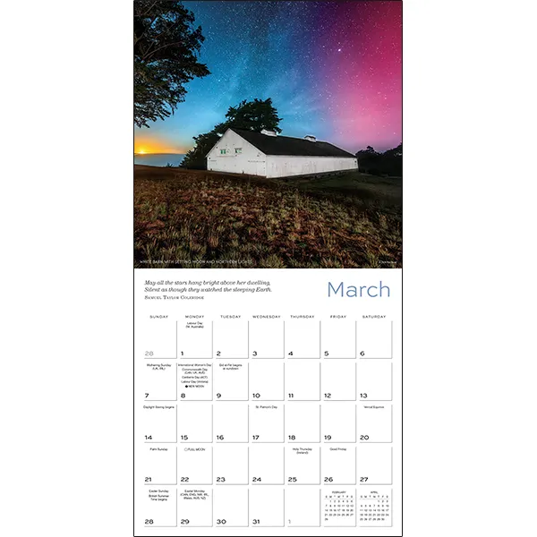 Sellers Publishing Celestial Skies 2027 wandkalender