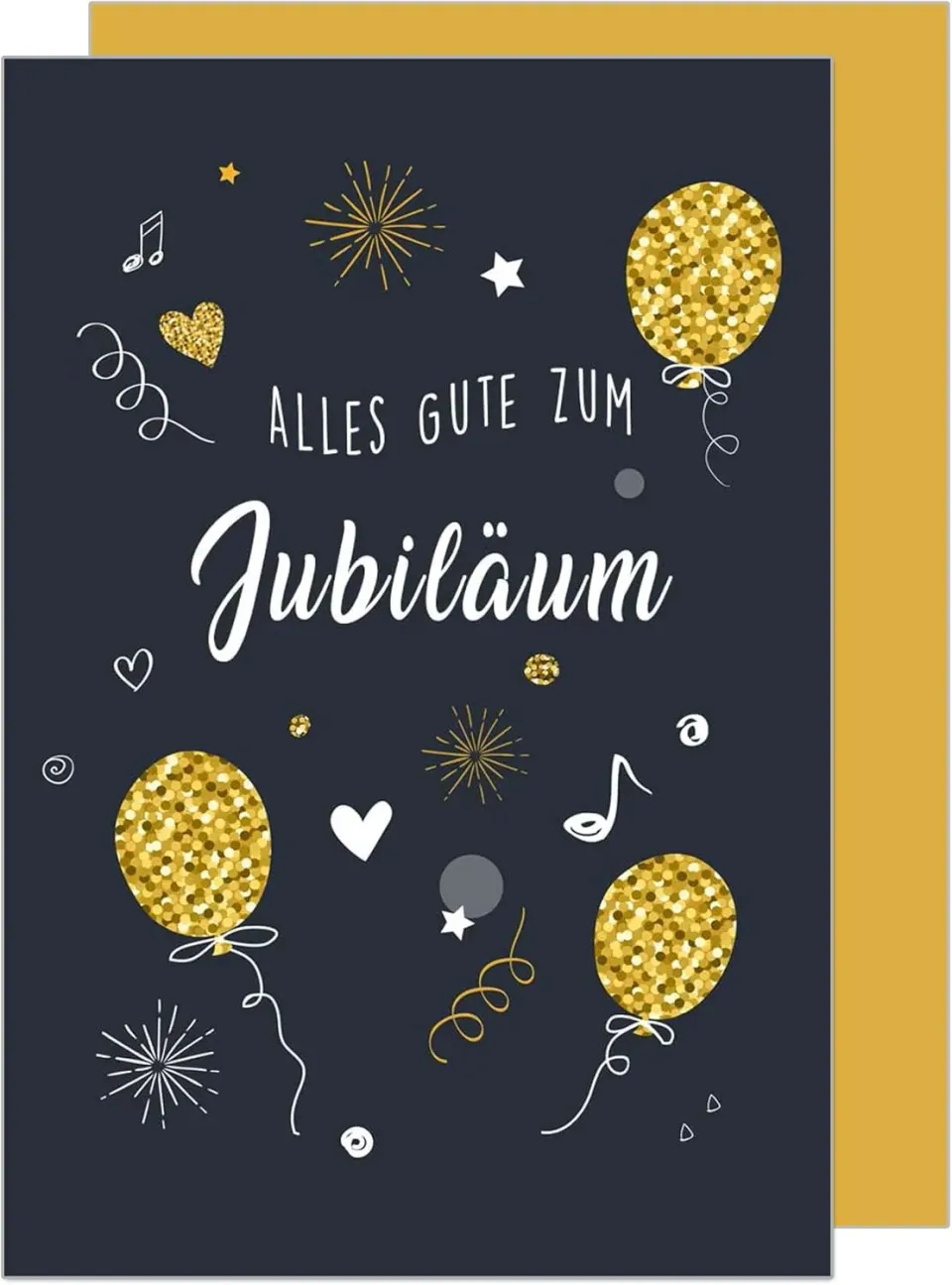 Edition Seidel Premium jubileum wenskaart J129 feest firma