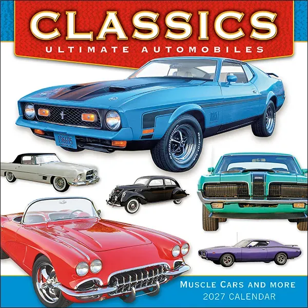 Sellers Publishing Classics 2027 wandkalender auto's