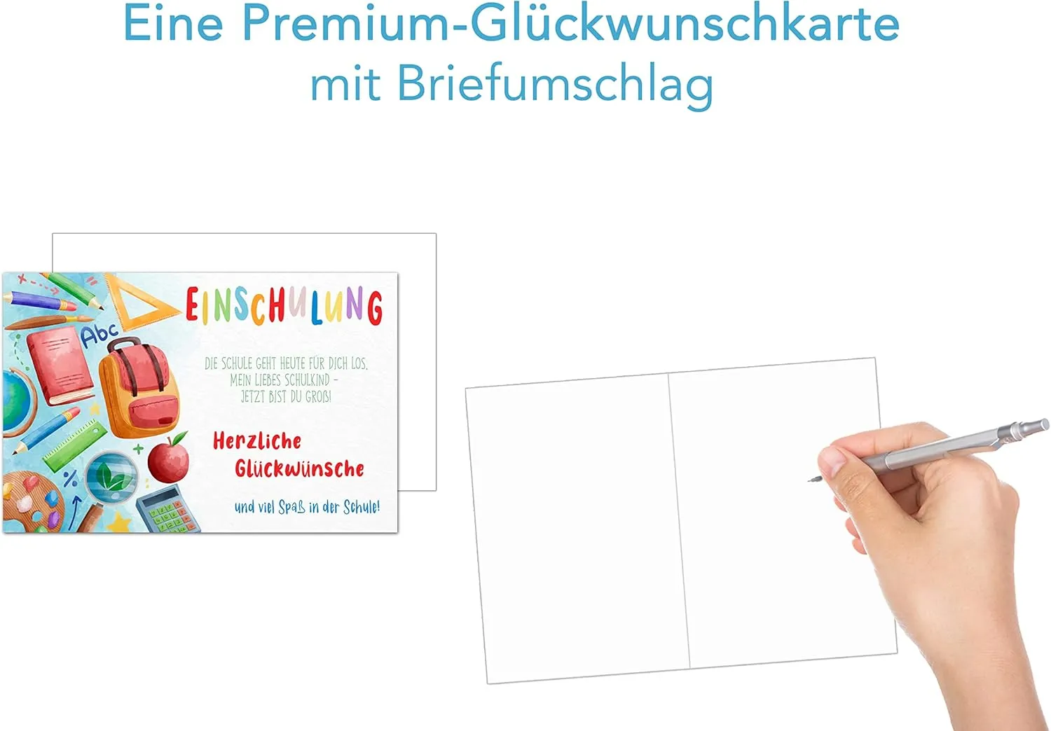 Edition Seidel Premium ES129 inschulingskaart met enveloppe