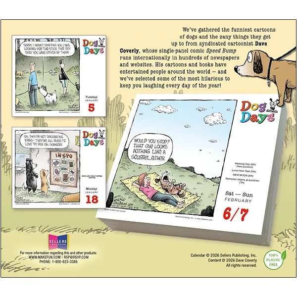 Sellers Publishing Dog Days 2027 dagkalender honden