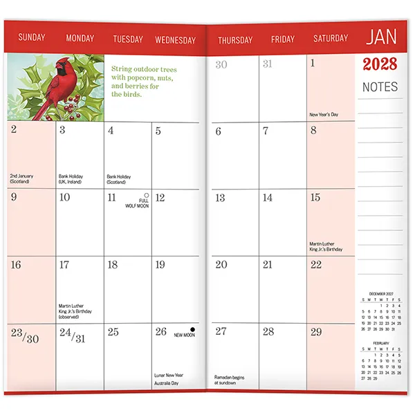 Sellers Publishing Old Farmer’s Almanac 2027 pocket planner zakagenda