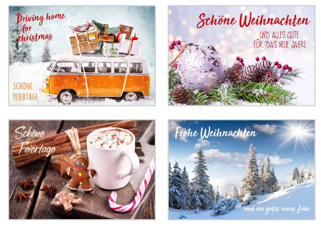 Edition Seidel kerstkaarten 20148 set 12 met envelop