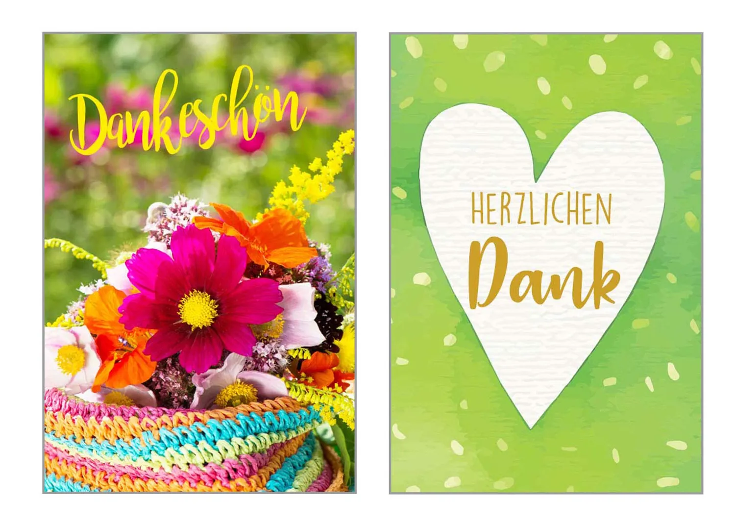 Edition Seidel 20112 bedankkaarten set van 6 met envelop blanco