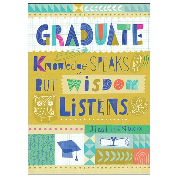 Sellers Publishing G3295S Geslaagd Kaart Hendrix Quote