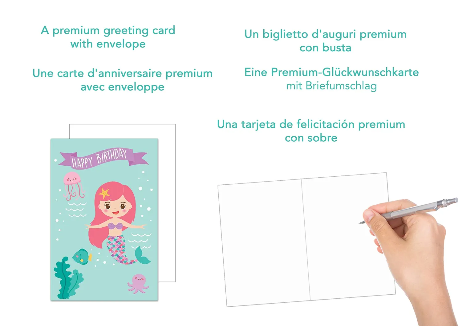 Edition Seidel G2938 verjaardagskaart kind met envelop