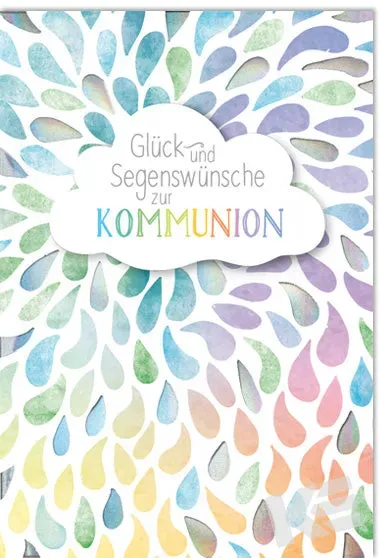 Kurt Eulzer 12-1050 communiekaart druppels accessoires