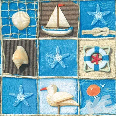 Kurt Eulzer 09-4115 servetten maritiem 33x33 VK1