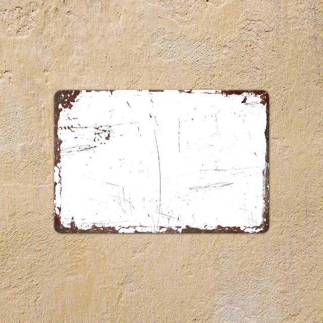 Gozi Roest Extreem metalen bord 30x20cm foto