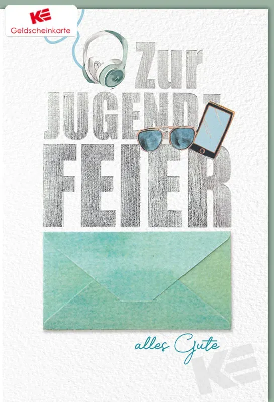 Kurt Eulzer 17-1164 geldkaart jeugdwijding koptelefoon