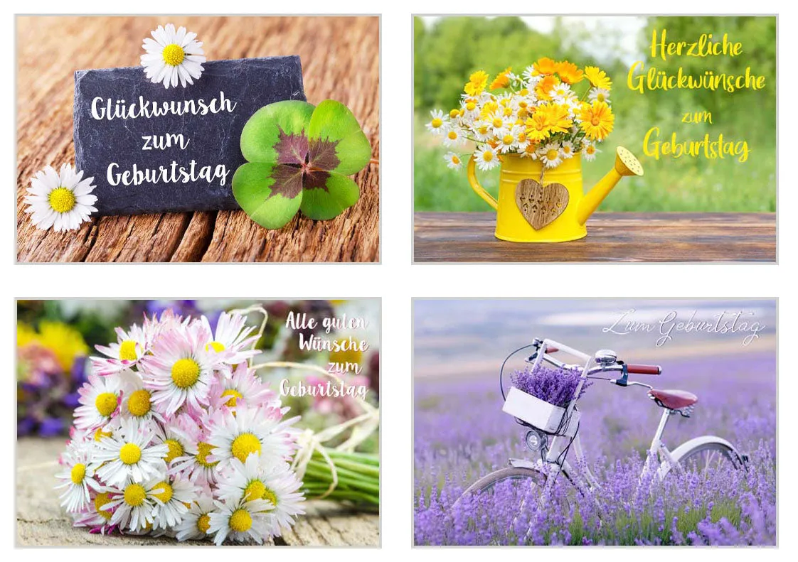 Edition Seidel Premium verjaardagskaarten 20814 set 20 mix