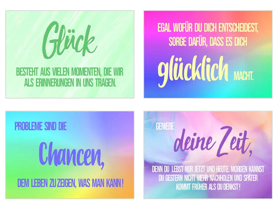 Edition Seidel 20831 postkaarten Leben Momente set 25