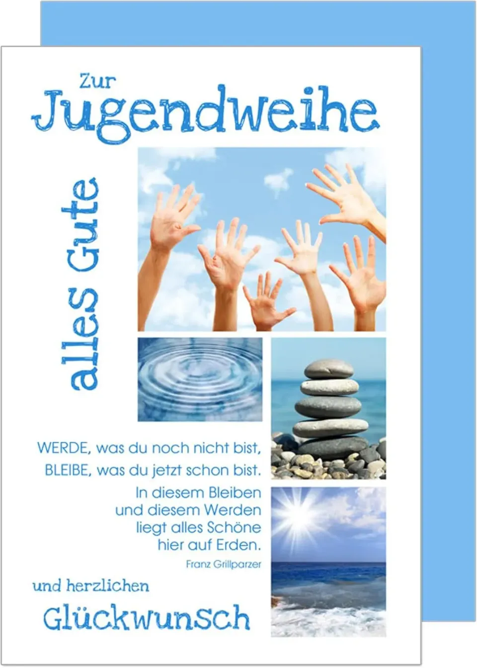 Edition Seidel JW117 SW022 jeugdwijding kaart met envelop