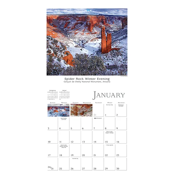 The Spirit of Place 2027 mini kalender natuurfoto's