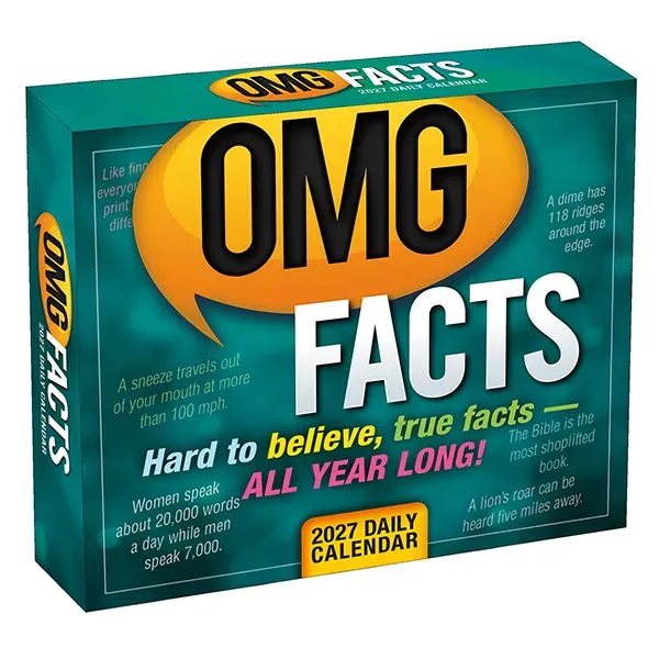 Sellers Publishing OMG Facts 2027 dagkalender weetjes