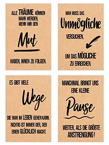 Edition Seidel Leben Momente SW02 Postkaarten 36 stuks Kraft