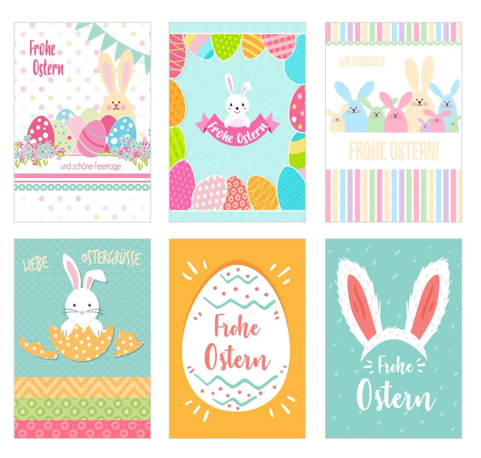 Edition Seidel 20167 paaskaarten set 12 met envelop premium