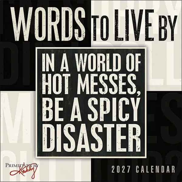 Sellers Publishing Words to Live By minikalender 2027 spreuken