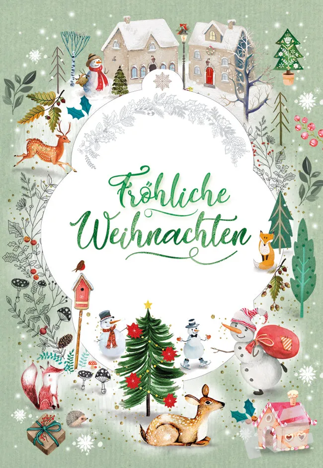 Kurt Eulzer 23-4667 hanglabels kerst 5 stuks 4 motieven
